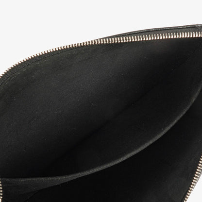 Louis Vuitton Neverfull Clutch Täschchen mit Reißverschluss aus schwarzem Epi Leder