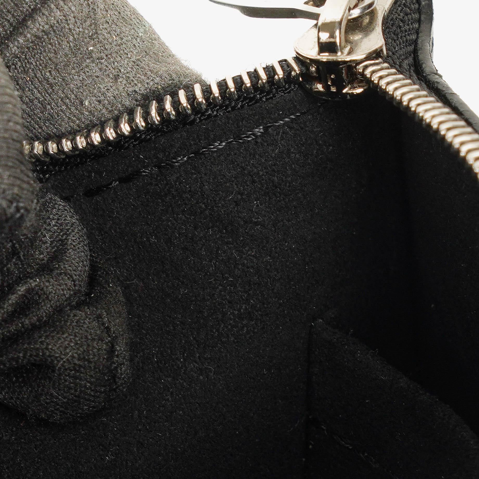 Louis Vuitton Neverfull Clutch Täschchen mit Reißverschluss aus schwarzem Epi Leder