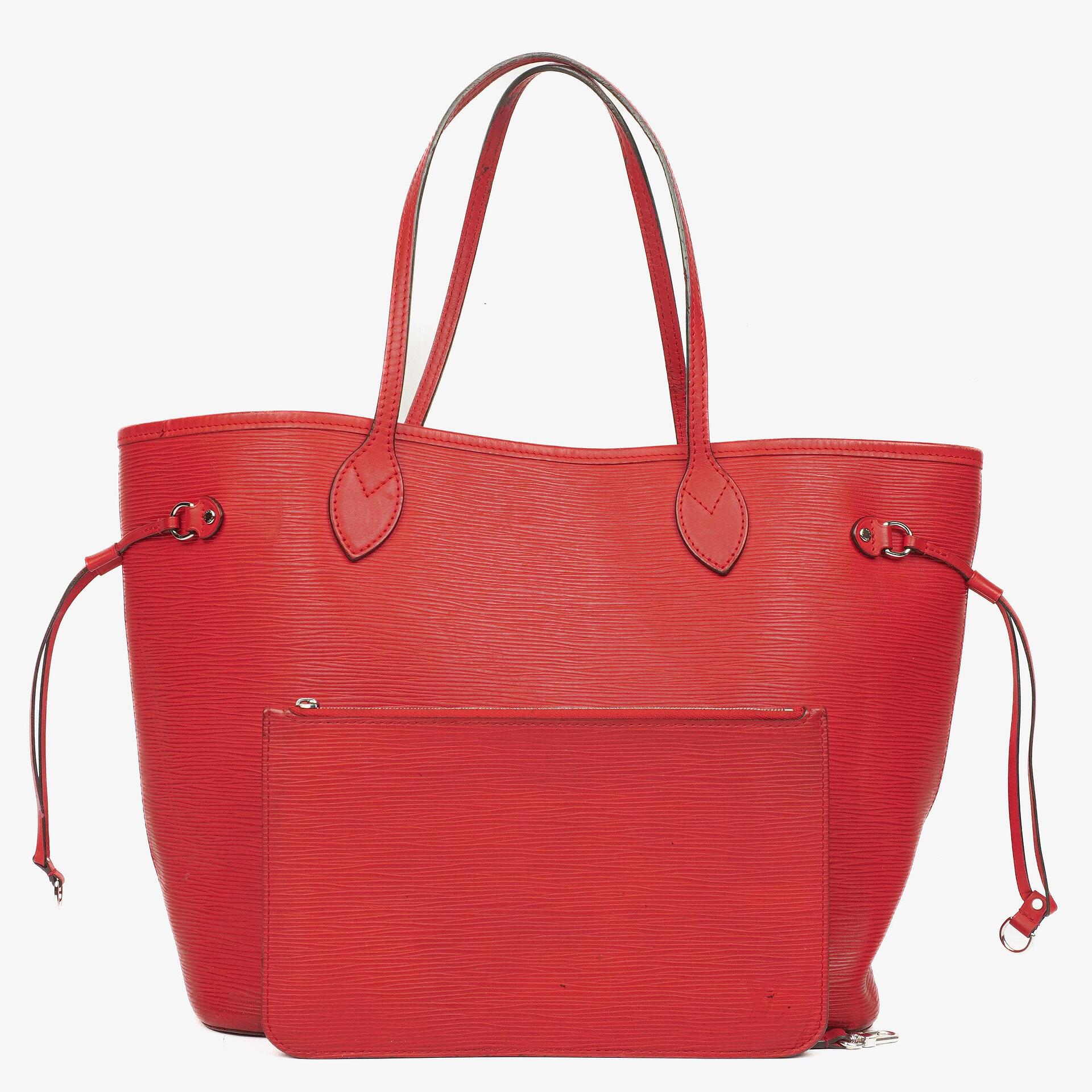 Louis Vuitton Neverfull GM Tote Tasche aus rotem Epi Leder