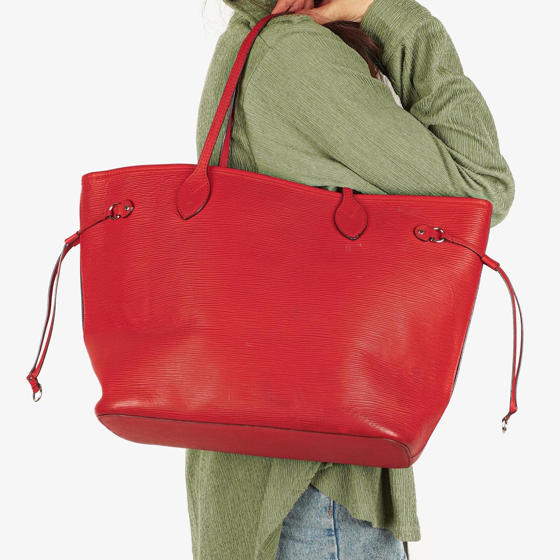 Louis Vuitton Neverfull GM Tote Tasche aus rotem Epi Leder