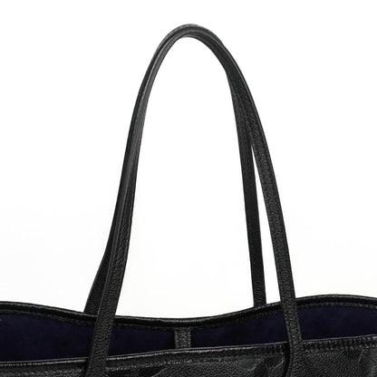 Louis Vuitton Neverfull MM Tragetasche aus schwarzem Empreinte Leder