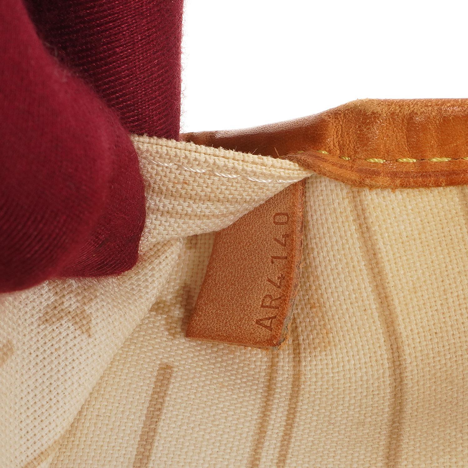 Louis Vuitton Neverfull MM Tote Bag aus beschichtetem Damier Azur Canvas