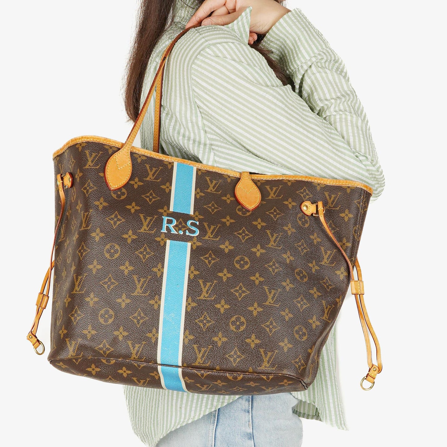 Louis Vuitton Neverfull MM Tragetasche aus Monogram Canvas