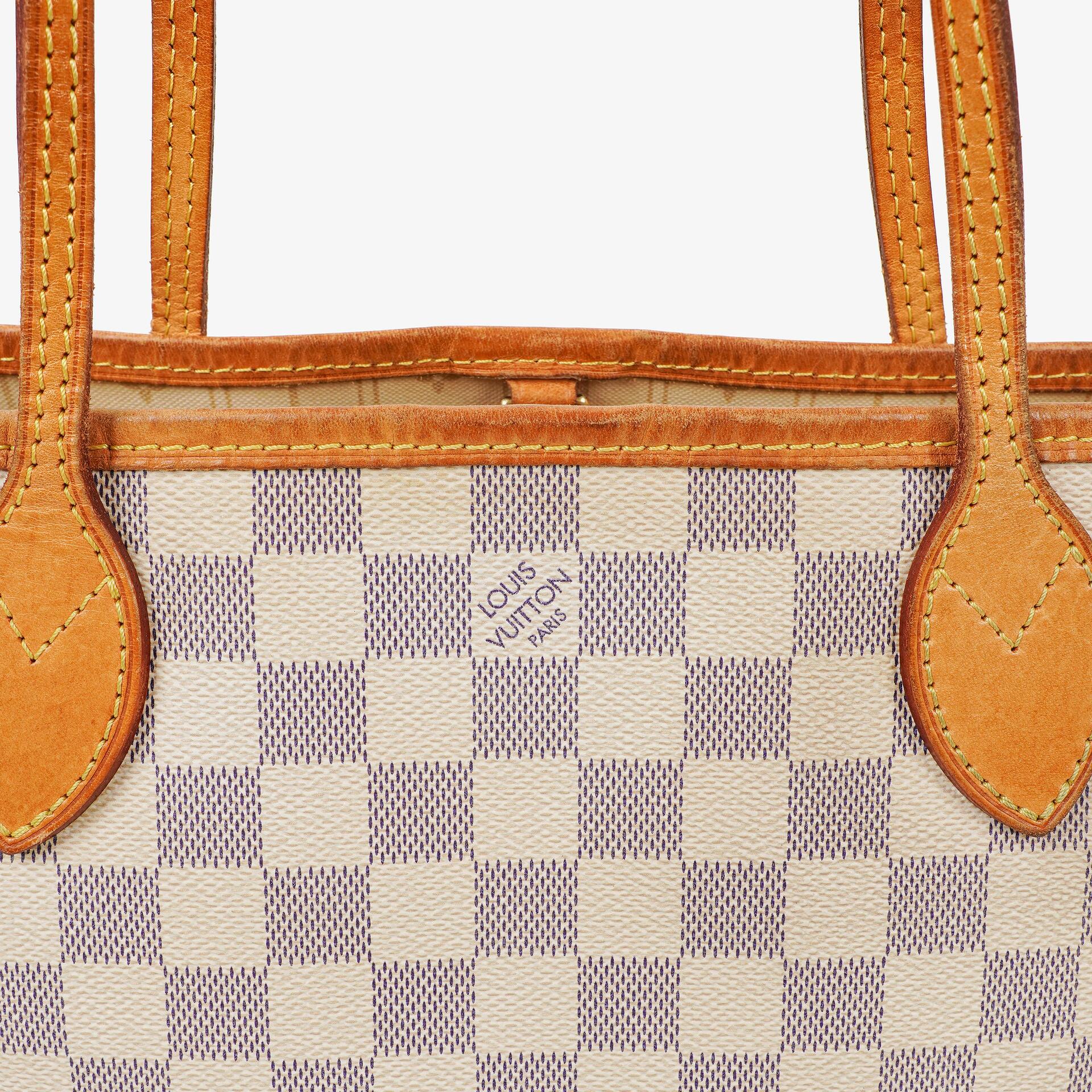 Louis Vuitton Neverfull PM Tote-Tasche Damier Azur Canvas 2011