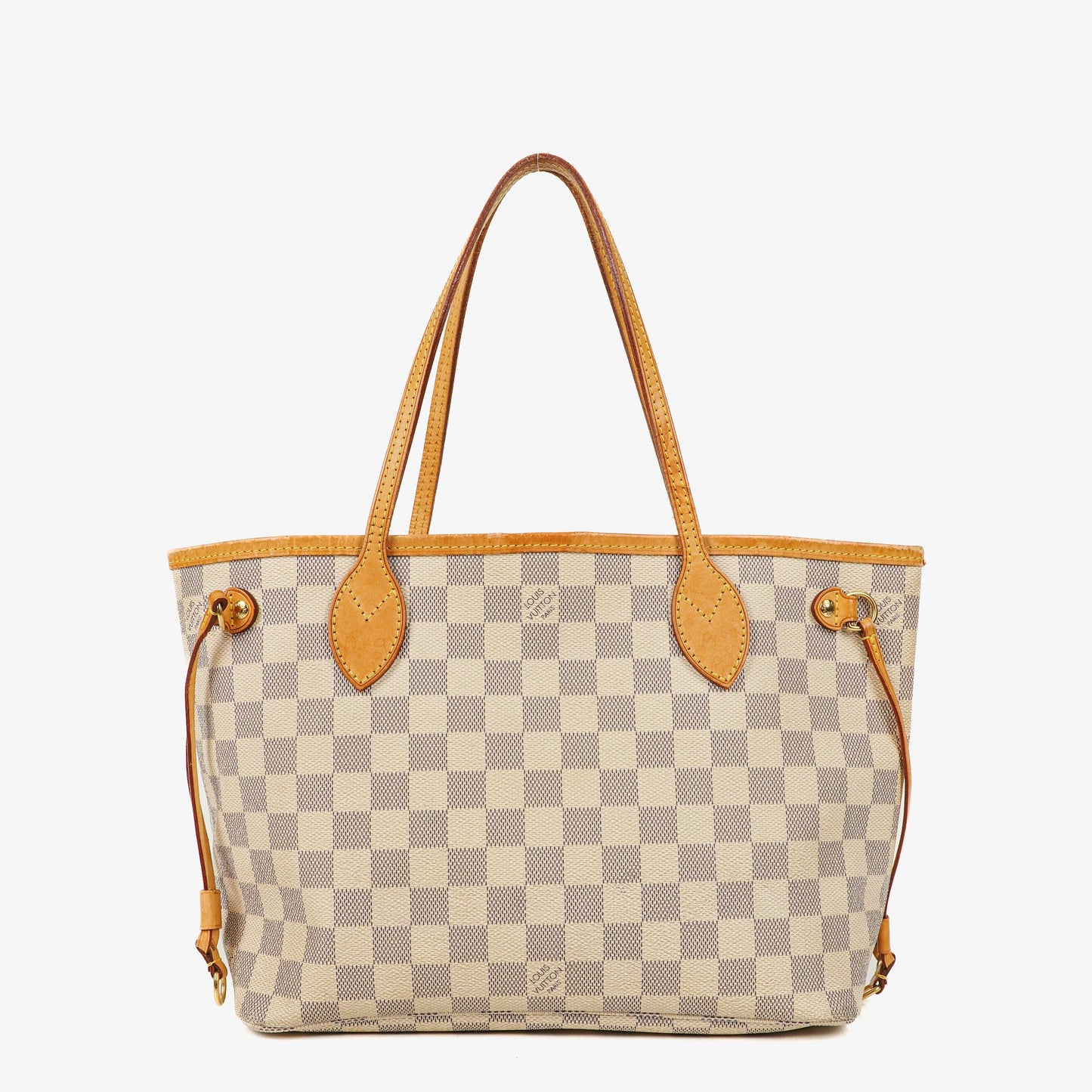 Louis Vuitton Neverfull PM Tote aus Damier Azur Canvas