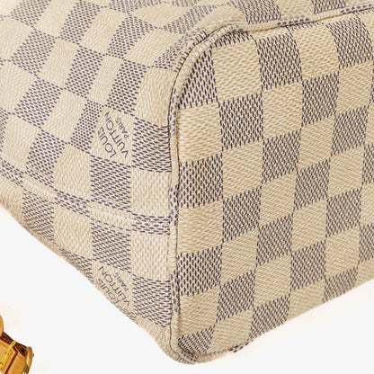 Louis Vuitton Neverfull PM Tote aus Damier Azur Canvas