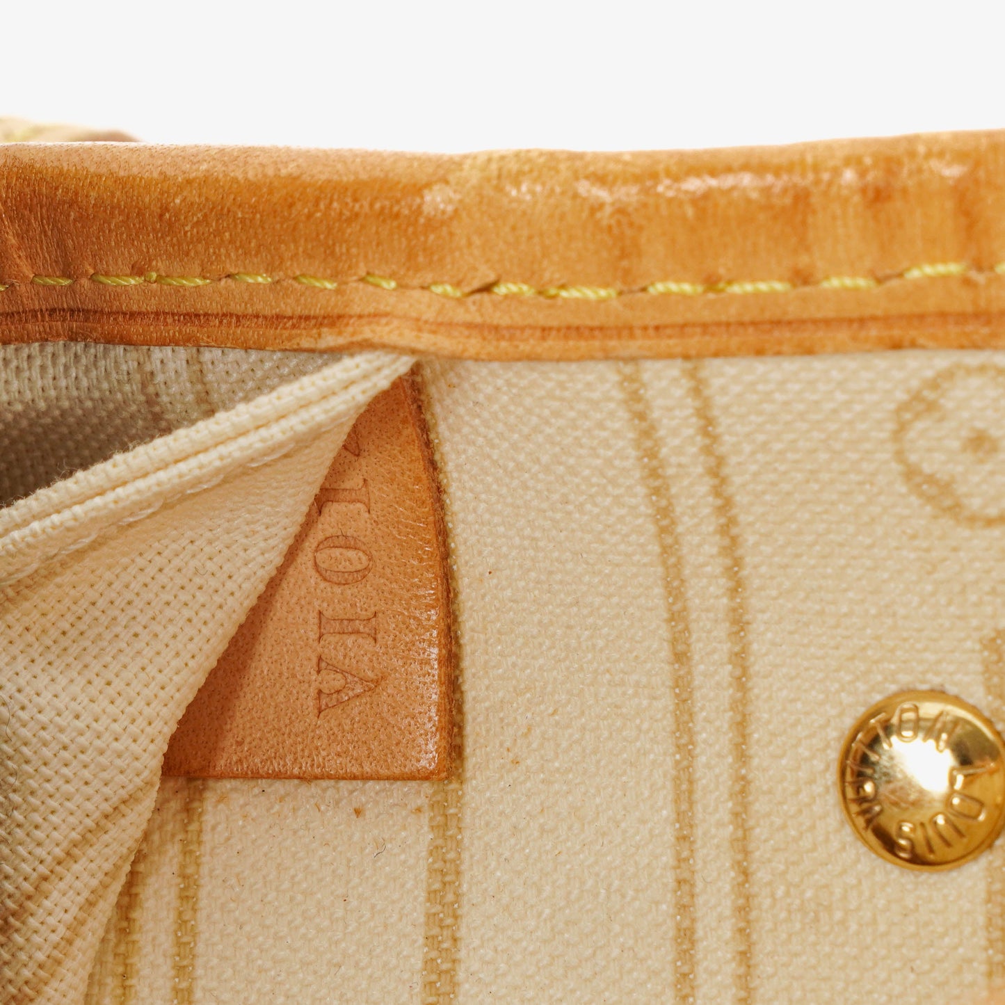 Louis Vuitton Neverfull PM Tote aus Damier Azur Canvas