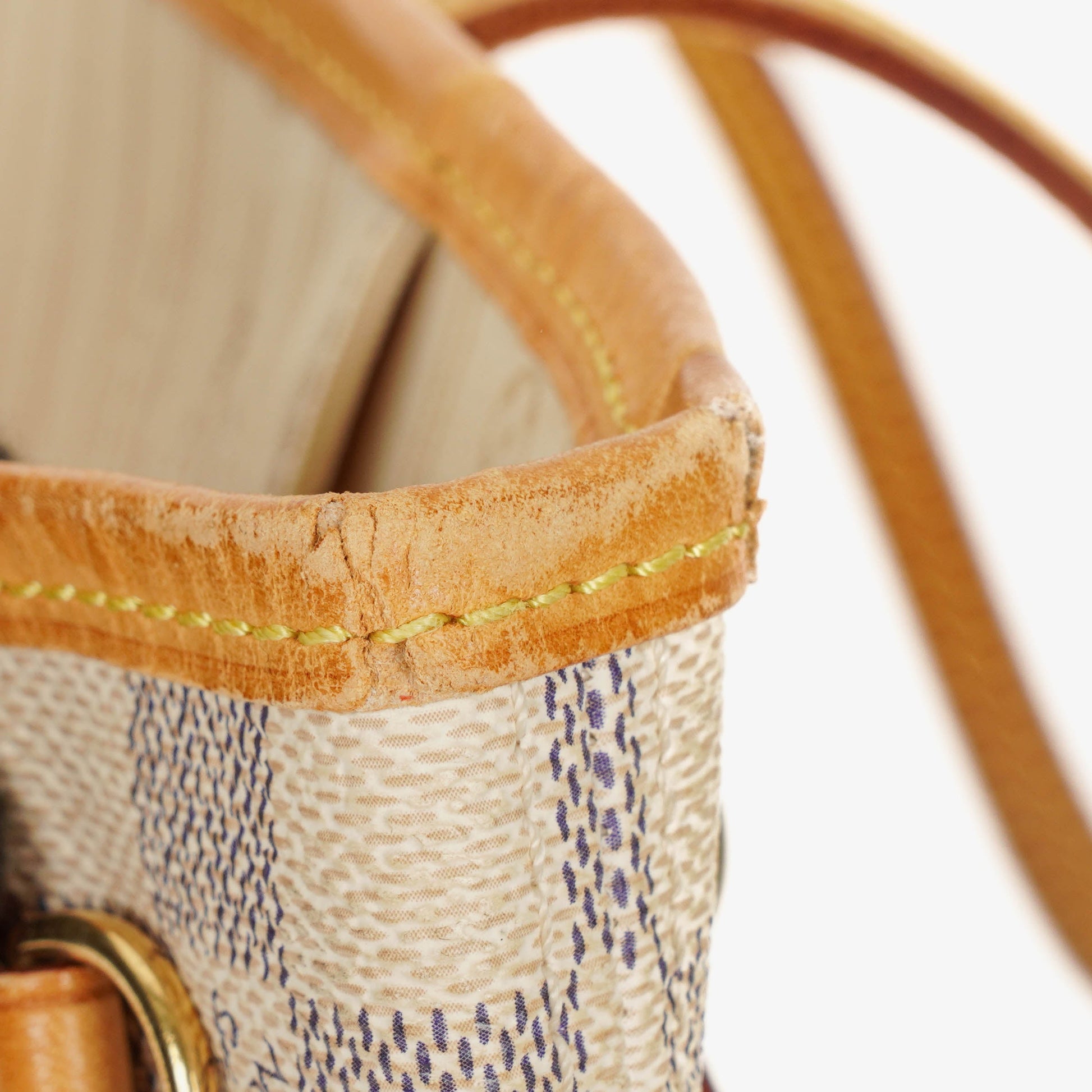 Louis Vuitton Neverfull PM Tote aus Damier Azur Canvas