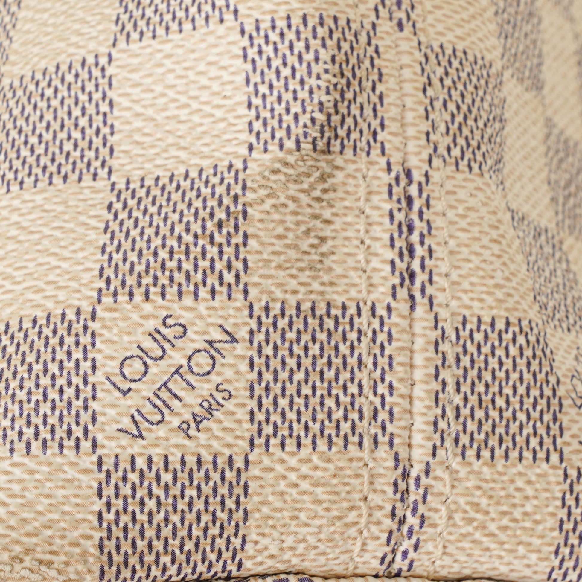 Louis Vuitton Neverfull PM Tote aus Damier Azur Canvas