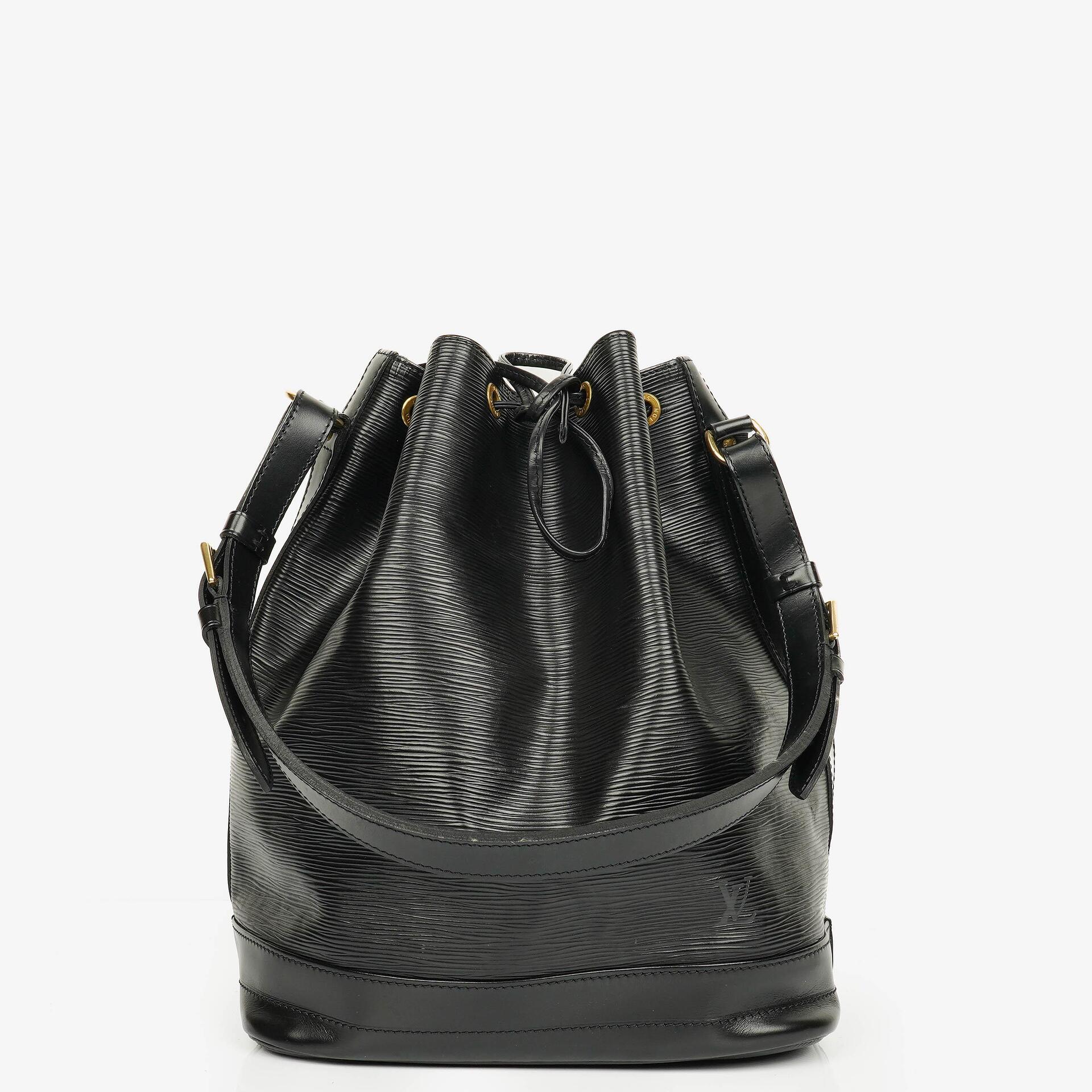 Louis Vuitton Noé GM Schultertasche aus schwarzem Epi Leder