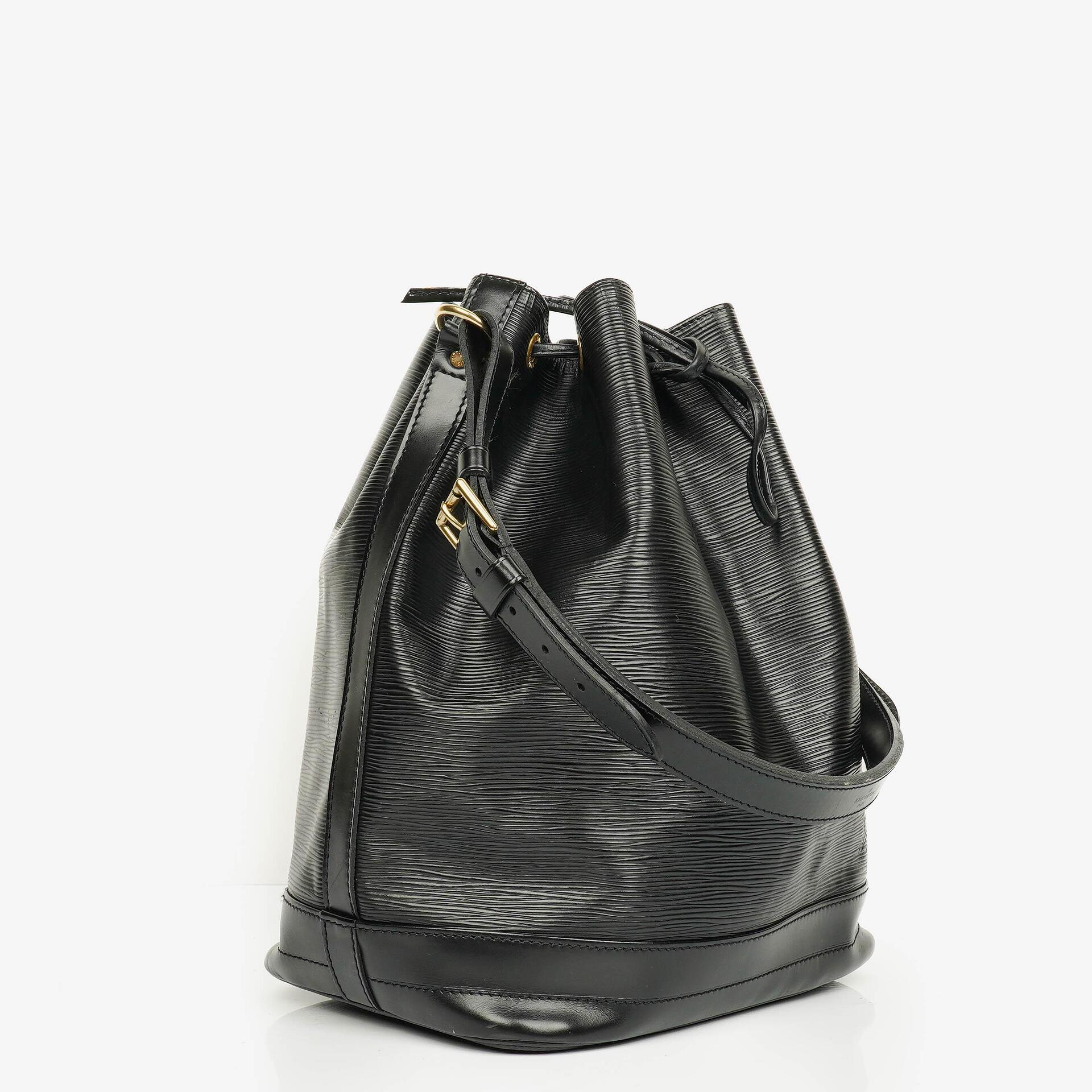 Louis Vuitton Noé GM Schultertasche aus schwarzem Epi Leder