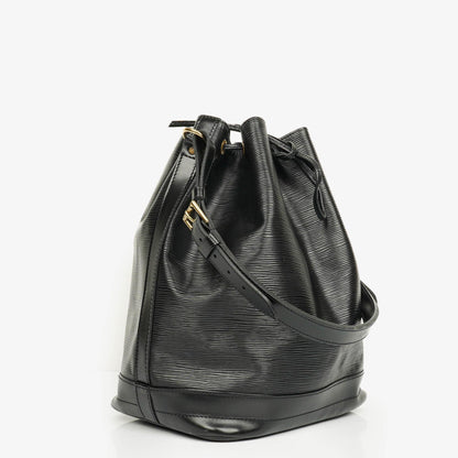 Louis Vuitton Noé GM Schultertasche aus schwarzem Epi Leder