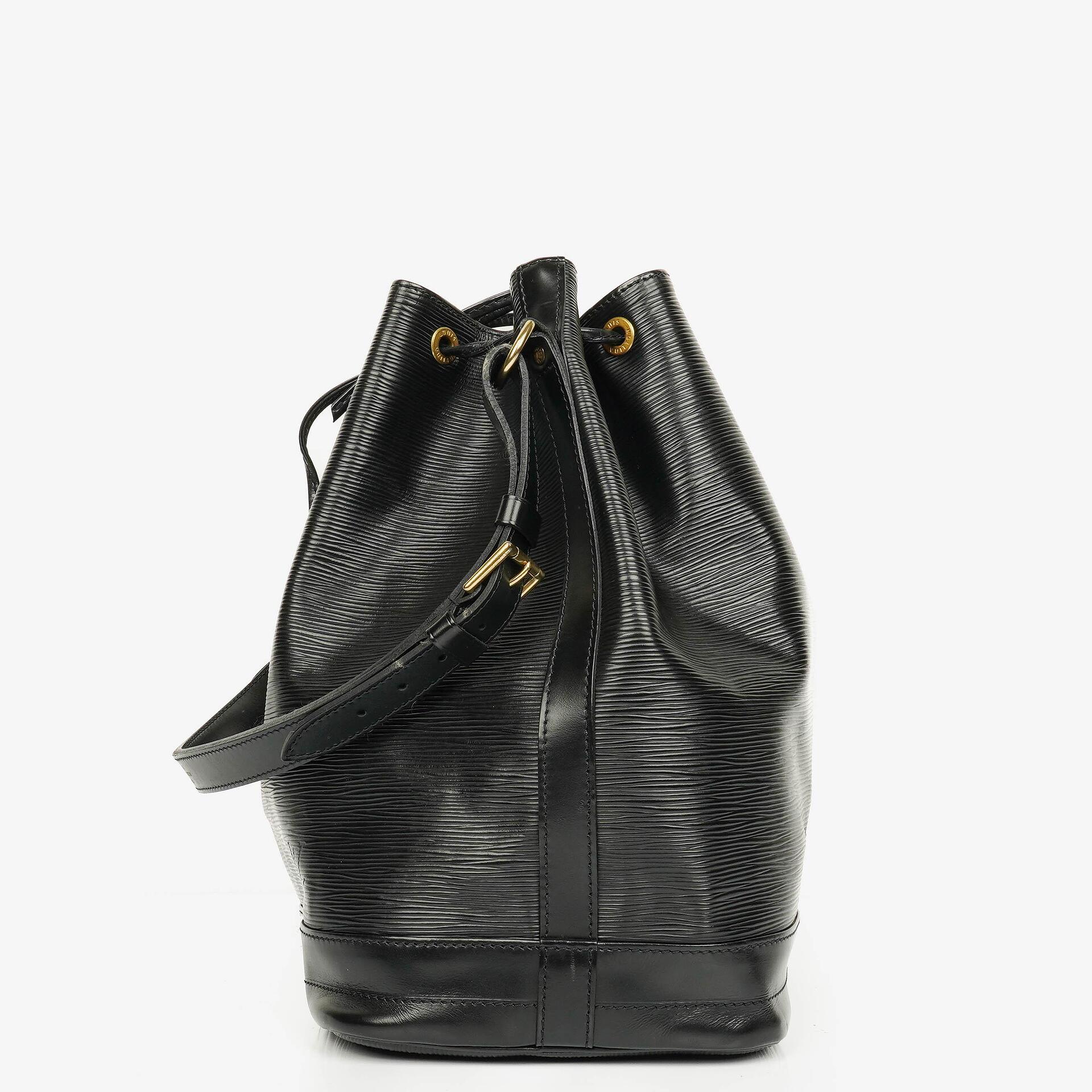 Louis Vuitton Noé GM Schultertasche aus schwarzem Epi Leder