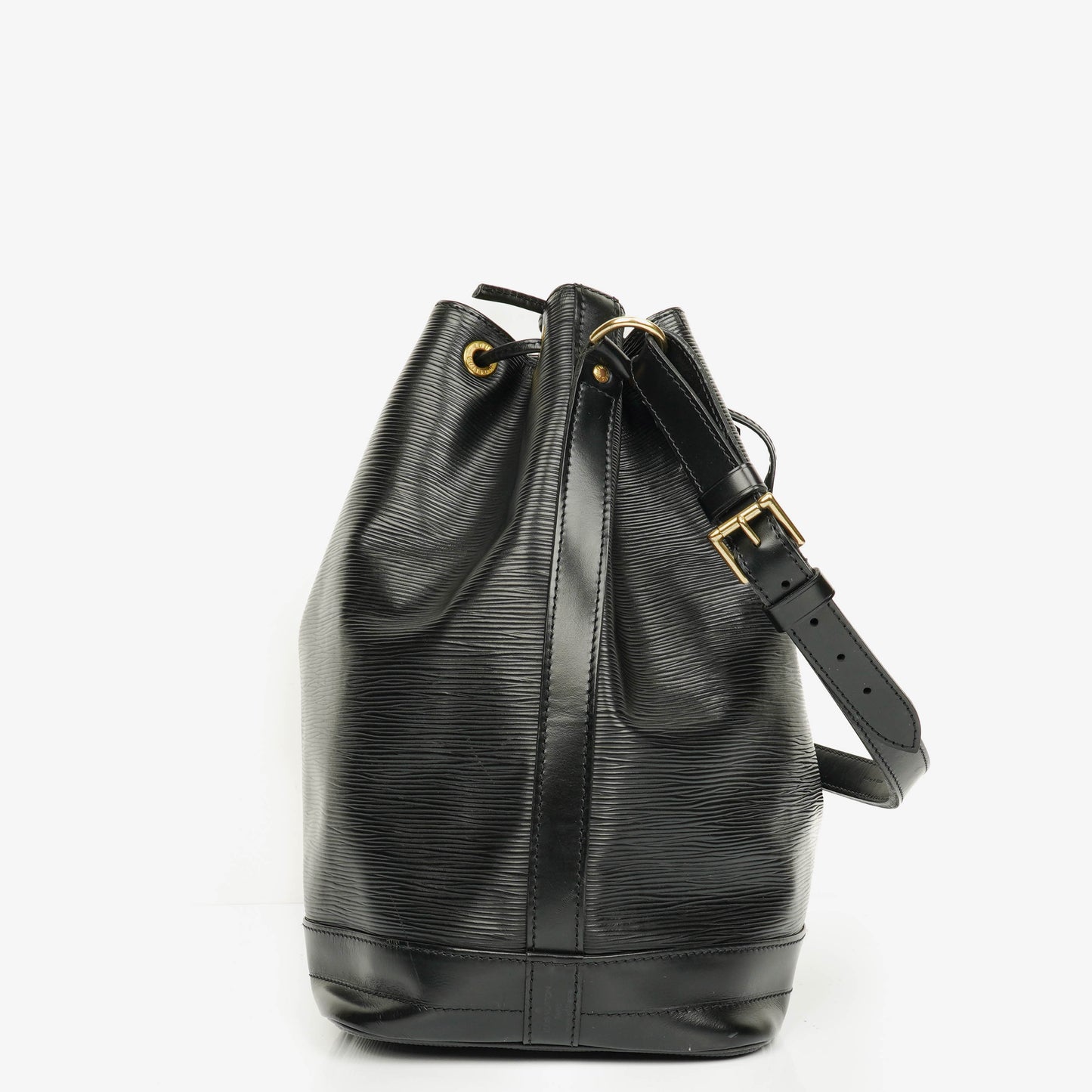 Louis Vuitton Noé GM Schultertasche aus schwarzem Epi Leder