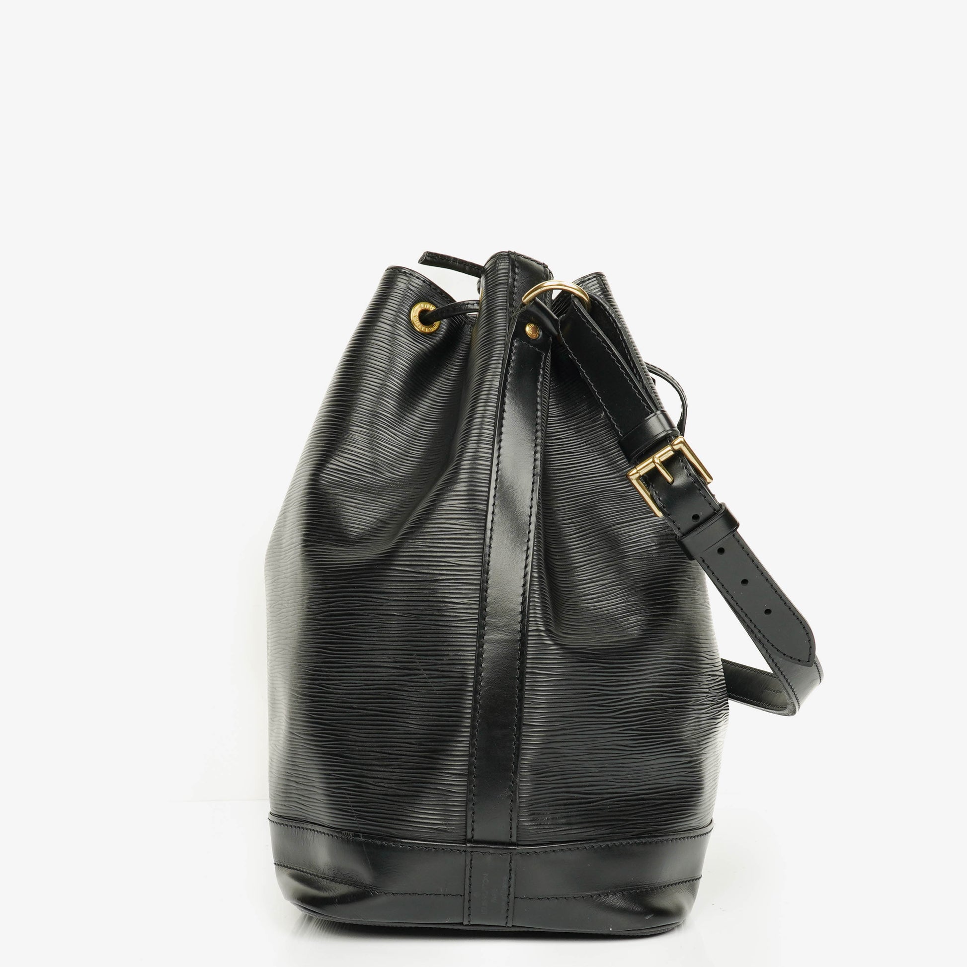 Louis Vuitton Noé GM Schultertasche aus schwarzem Epi Leder