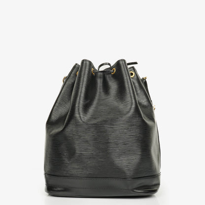 Louis Vuitton Noé GM Schultertasche aus schwarzem Epi Leder
