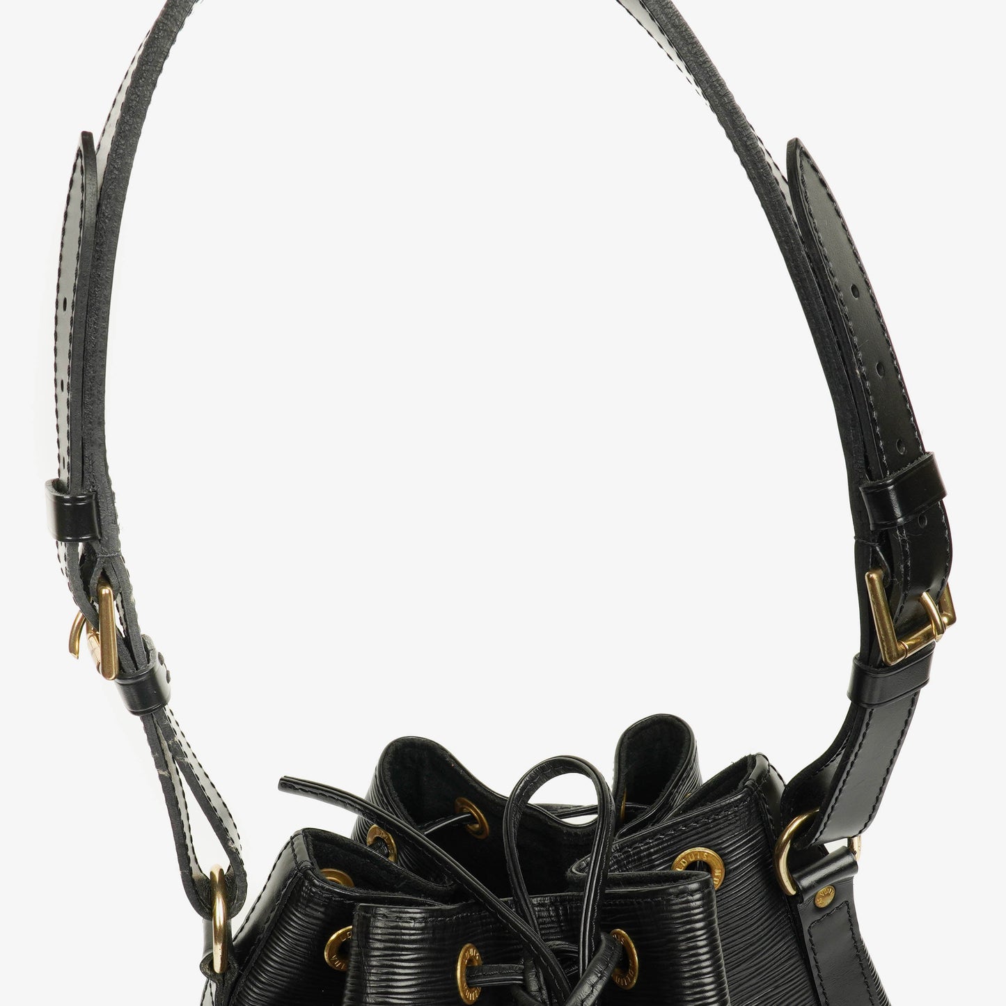 Louis Vuitton Noé GM Schultertasche aus schwarzem Epi Leder