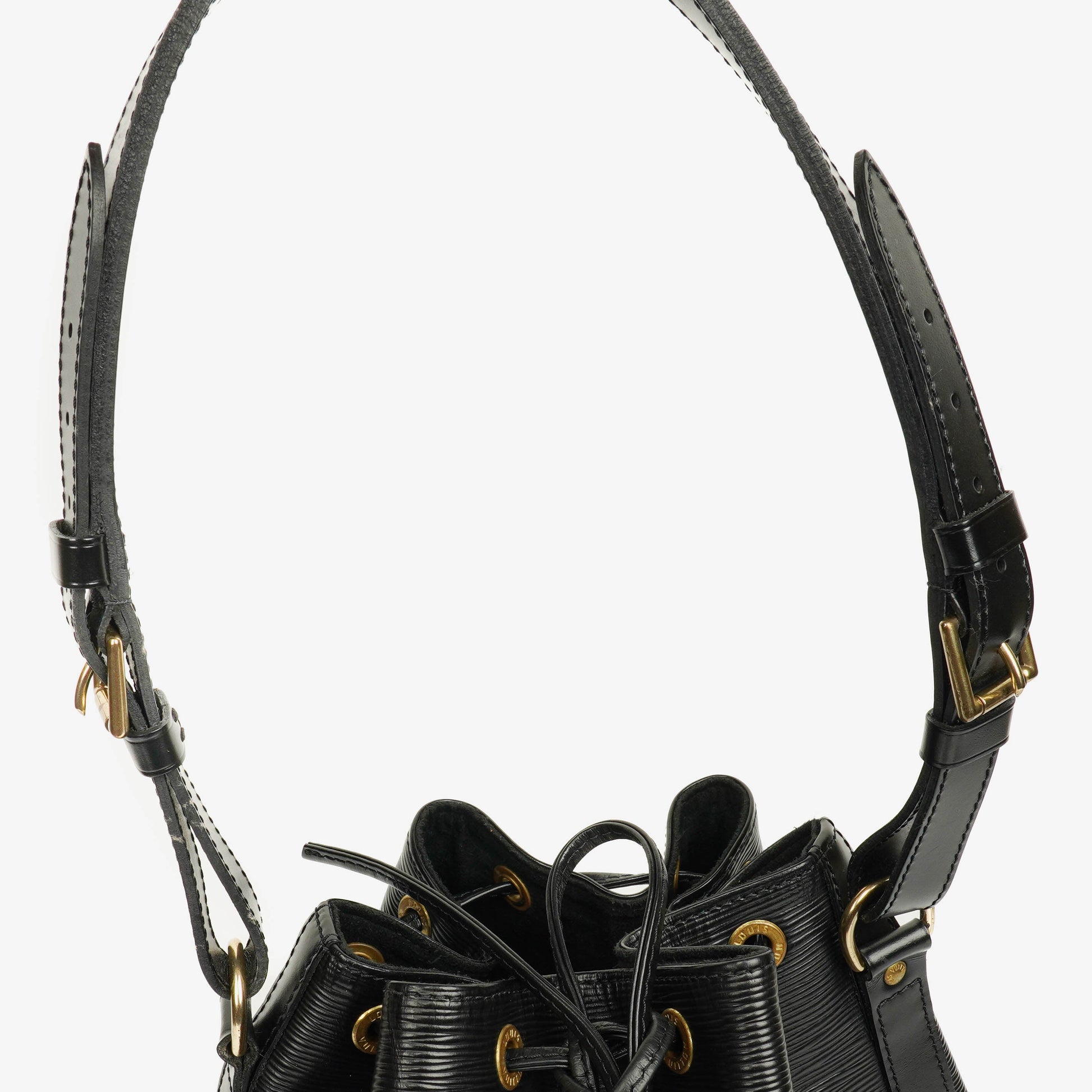 Louis Vuitton Noé GM Schultertasche aus schwarzem Epi Leder
