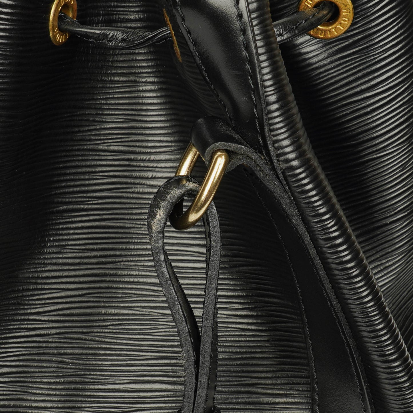 Louis Vuitton Noé GM Schultertasche aus schwarzem Epi Leder
