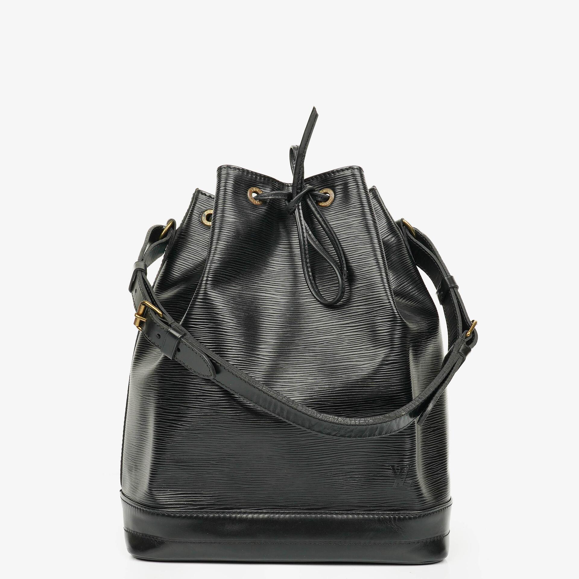 Louis Vuitton Noe GM Schwarze EPI Leder Schultertasche