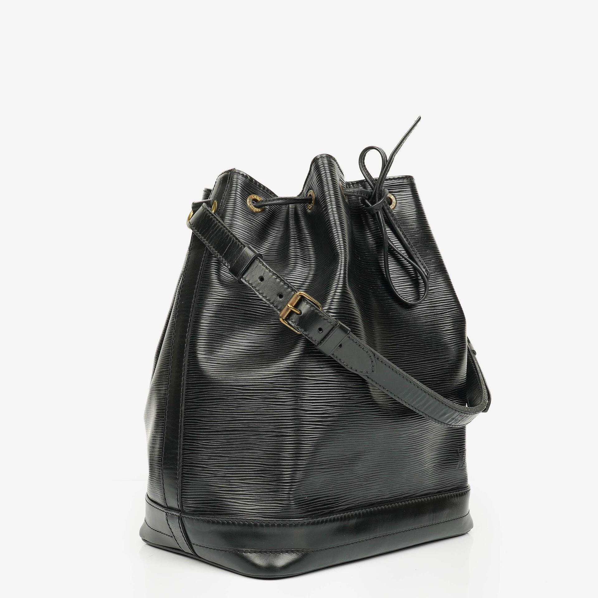 Louis Vuitton Noe GM Schwarze EPI Leder Schultertasche