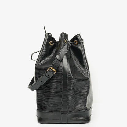 Louis Vuitton Noe GM Schwarze EPI Leder Schultertasche
