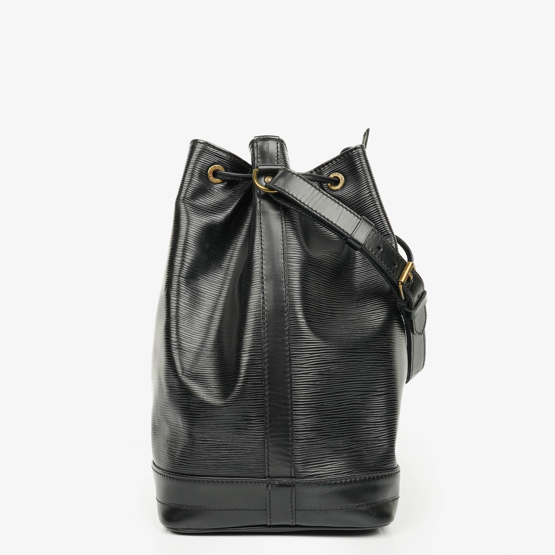 Louis Vuitton Noe GM Schwarze EPI Leder Schultertasche
