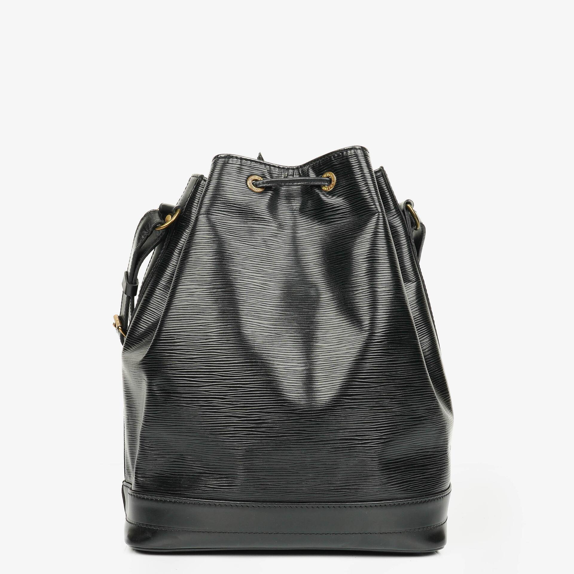 Louis Vuitton Noe GM Schwarze EPI Leder Schultertasche