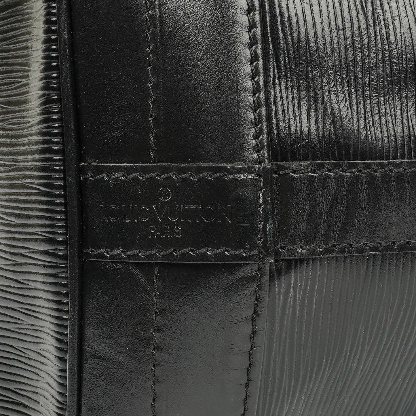 Louis Vuitton Noe GM Schwarze EPI Leder Schultertasche