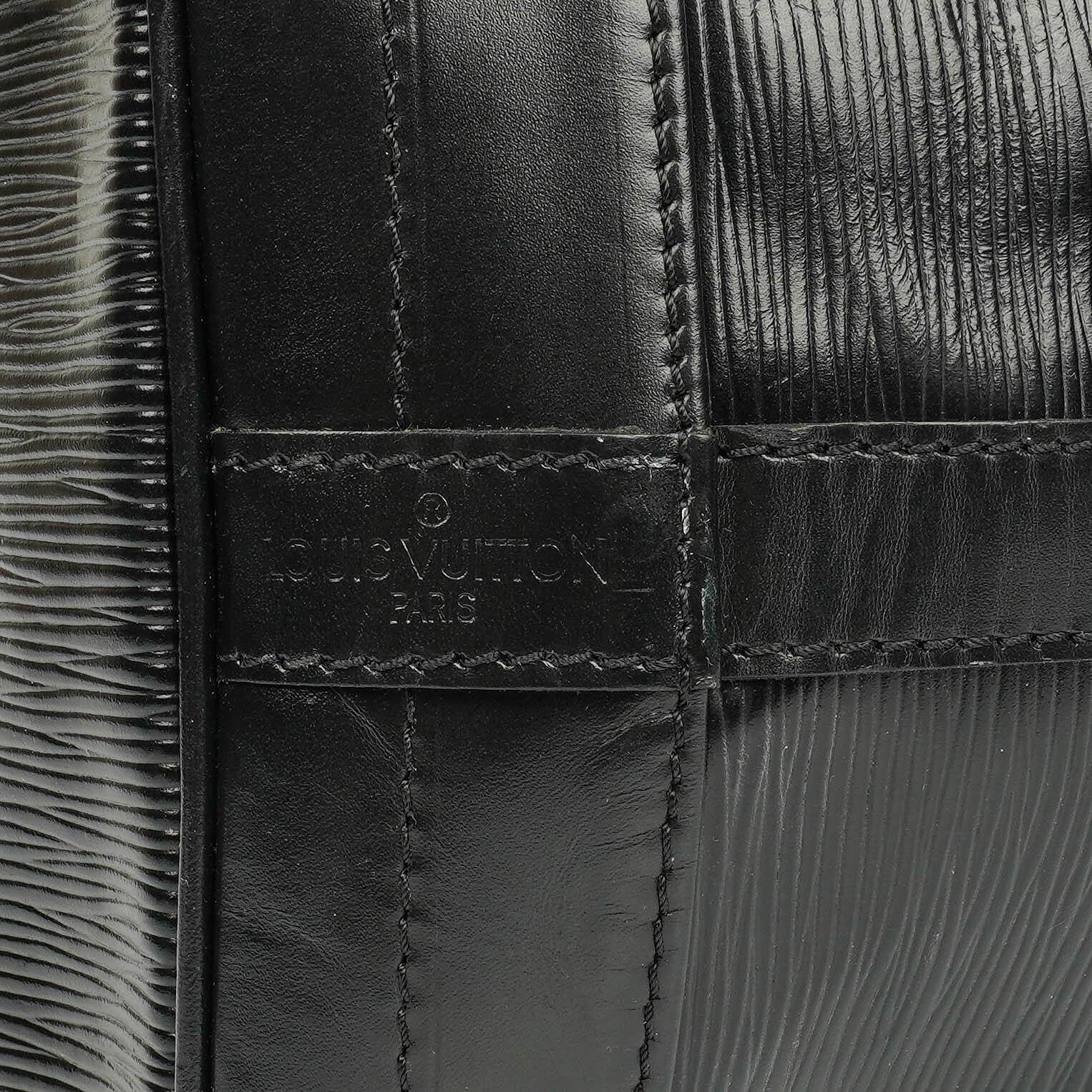 Louis Vuitton Noe GM Schwarze EPI Leder Schultertasche
