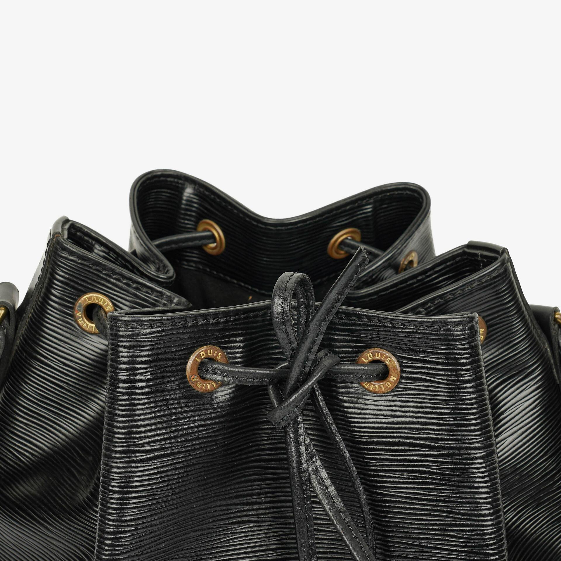 Louis Vuitton Noe GM Schwarze EPI Leder Schultertasche