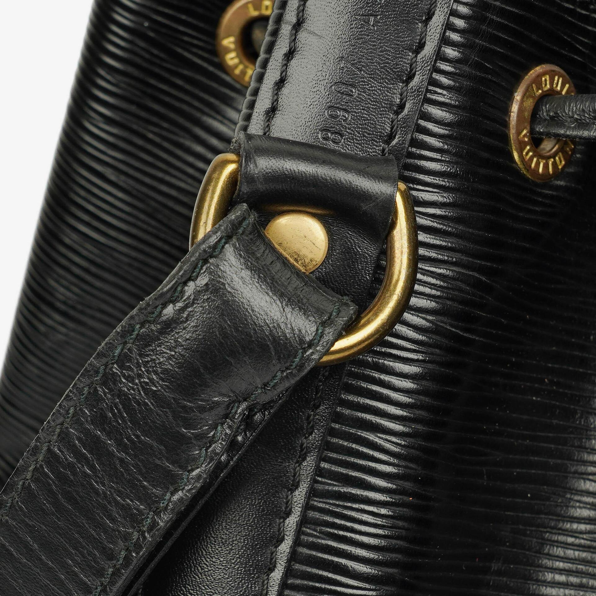 Louis Vuitton Noe GM Schwarze EPI Leder Schultertasche