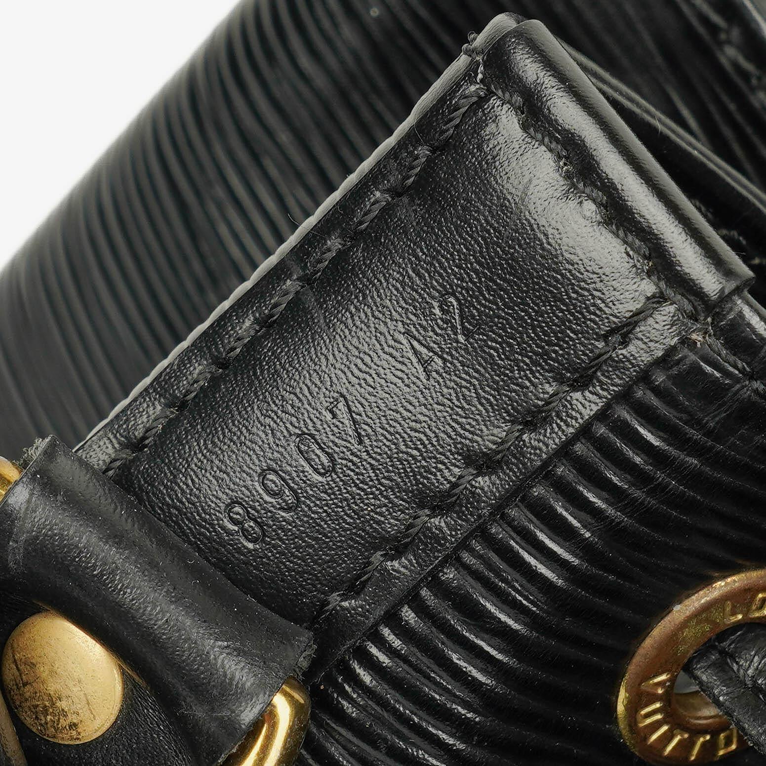 Louis Vuitton Noe GM Schwarze EPI Leder Schultertasche