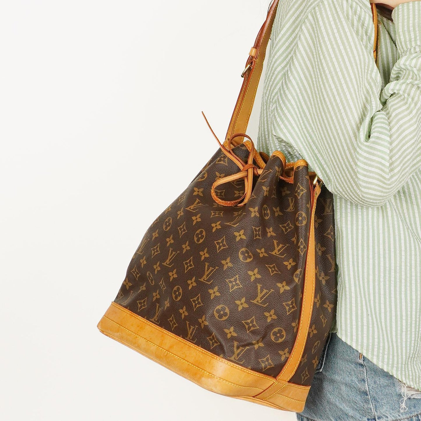 Louis Vuitton Noé GM Schultertasche aus Monogram Canvas