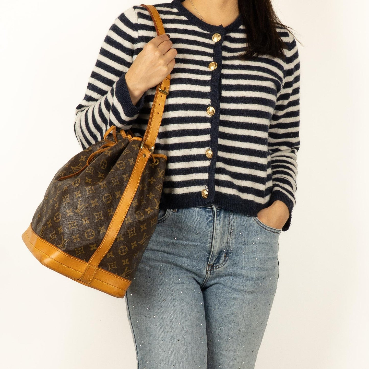 Louis Vuitton Noe GM Schultertasche aus Monogramm Canvas