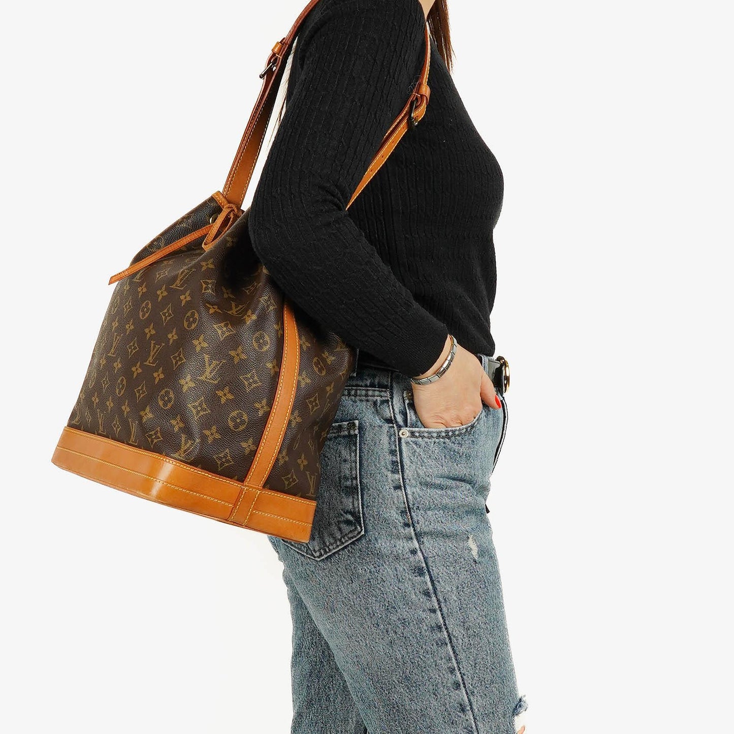 Louis Vuitton Noe GM Schultertasche aus Monogram Canvas