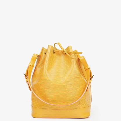Louis Vuitton Noe GM Schultertasche aus gelbem Epi Leder