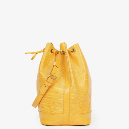Louis Vuitton Noe GM Schultertasche aus gelbem Epi Leder