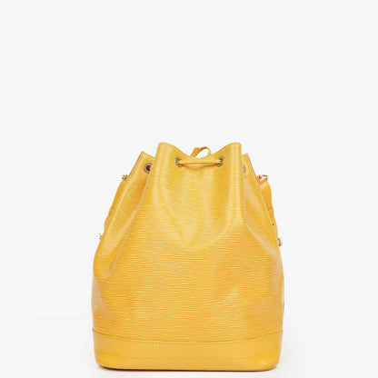 Louis Vuitton Noe GM Schultertasche aus gelbem Epi Leder