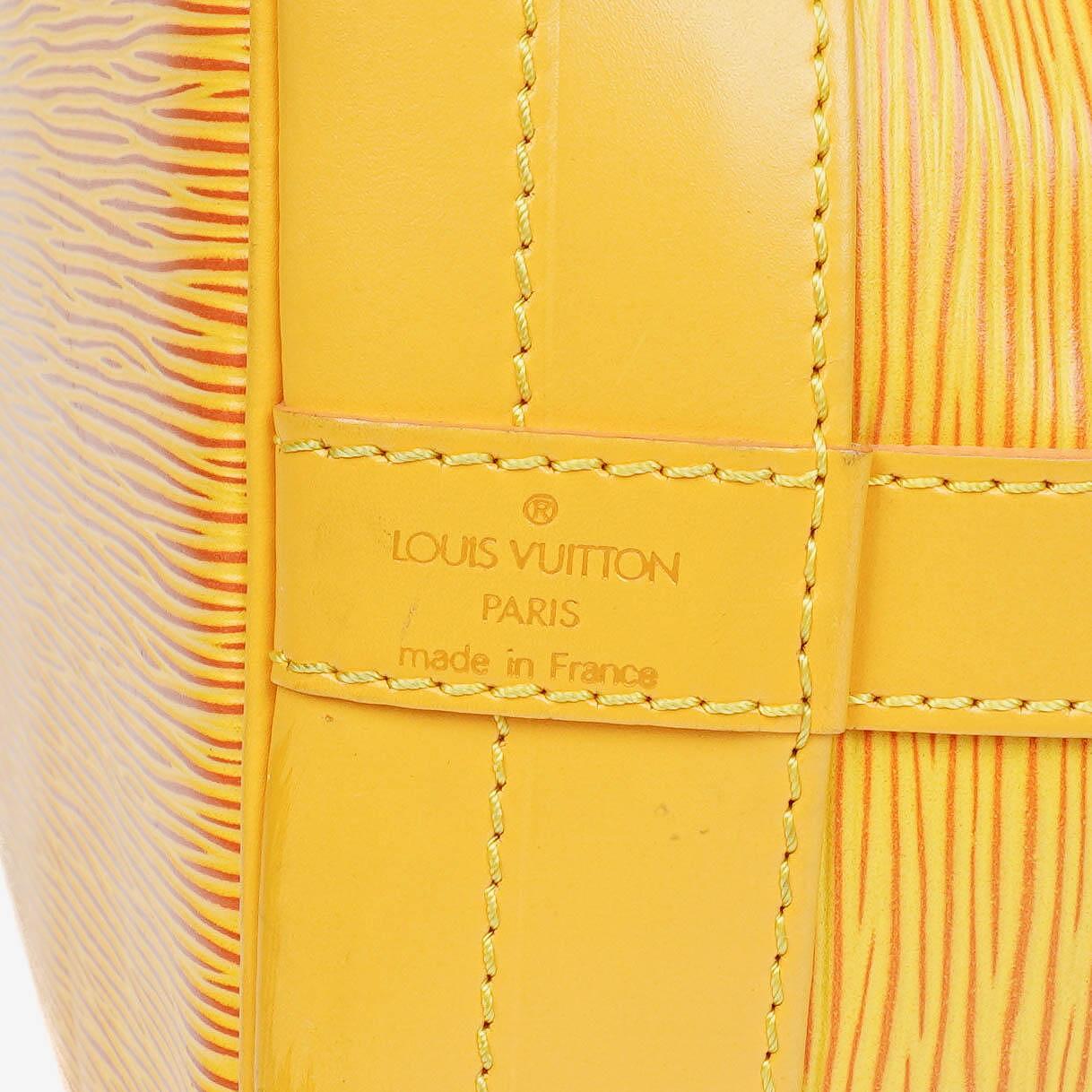 Louis Vuitton Noe GM Schultertasche aus gelbem Epi Leder