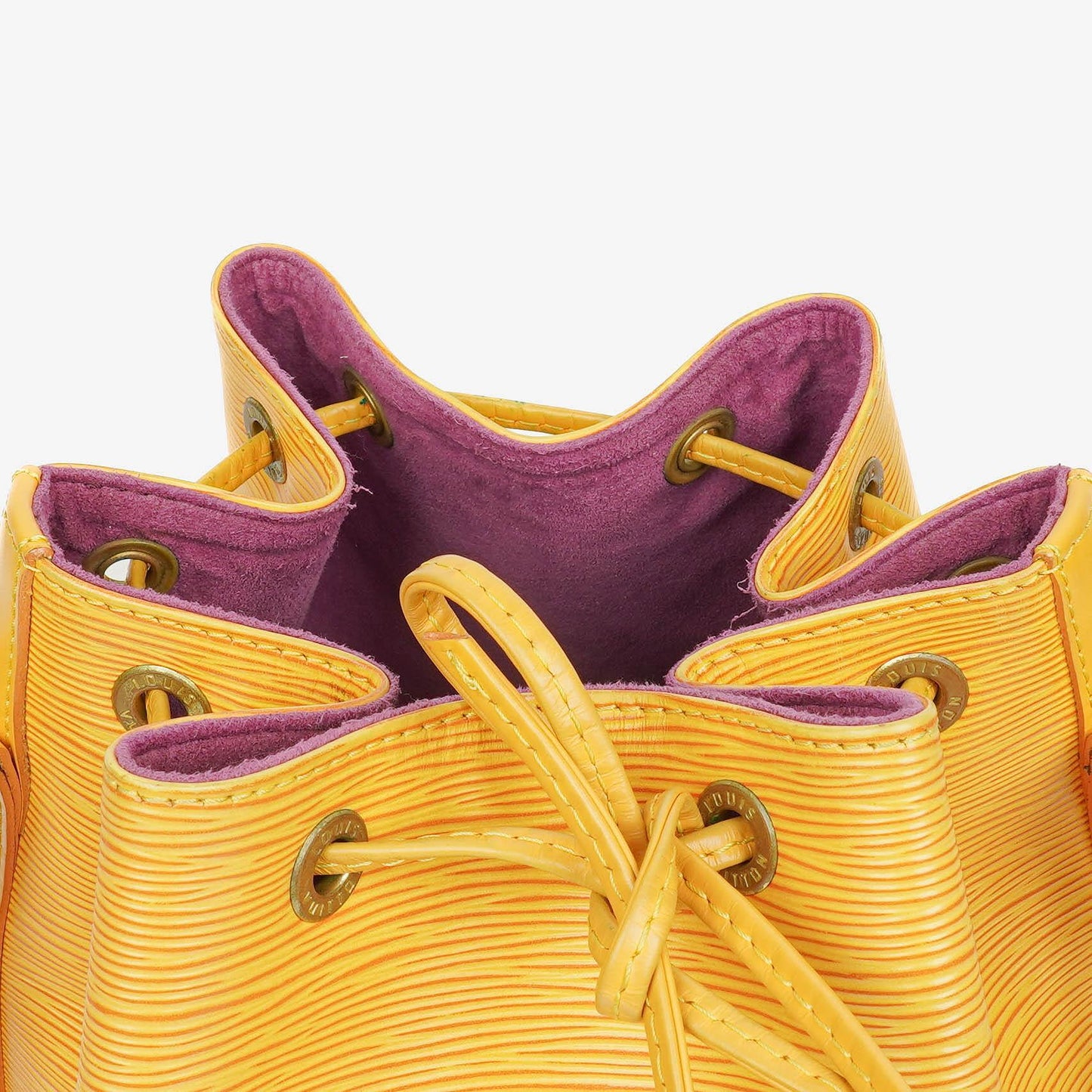Louis Vuitton Noe GM Schultertasche aus gelbem Epi Leder