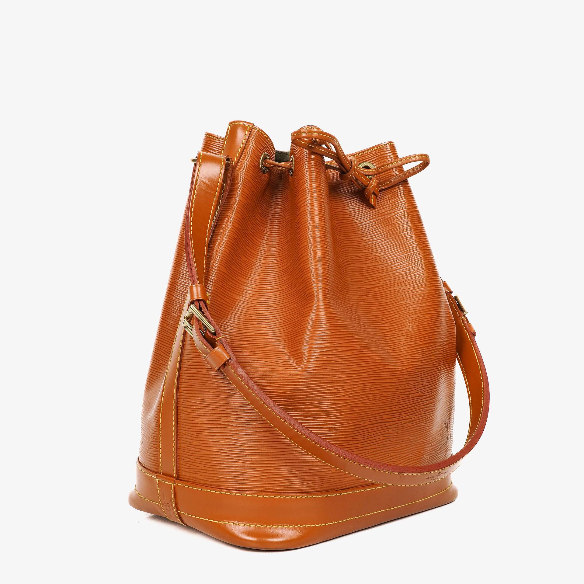 Louis Vuitton Noe Grande Schultertasche aus braunem Epi Leder