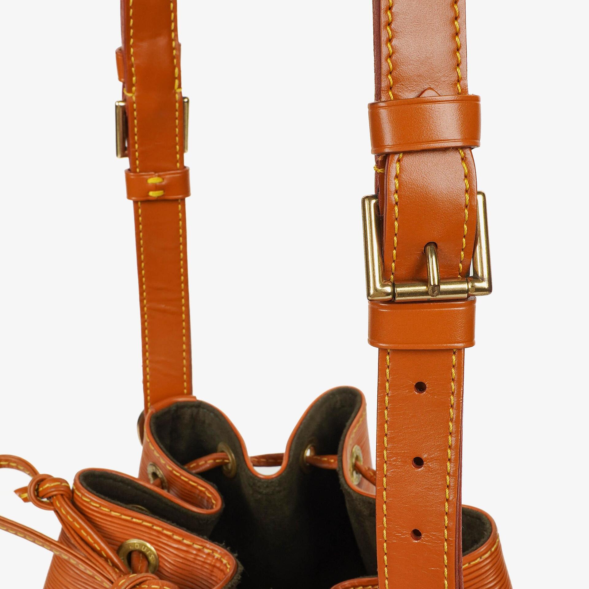 Louis Vuitton Noe Grande Schultertasche aus braunem Epi Leder