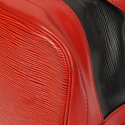 Louis Vuitton Noe Grande GM Schwarz und Rot Epi Leder Schultertasche