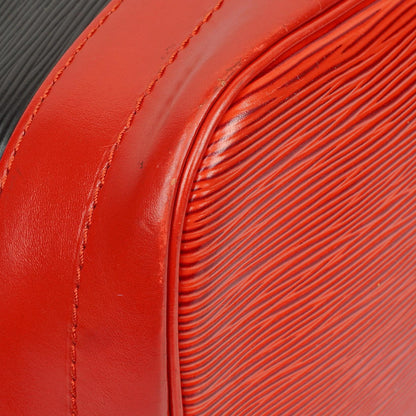 Louis Vuitton Noe Grande GM Schwarz und Rot Epi Leder Schultertasche
