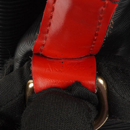 Louis Vuitton Noe Grande GM Schwarz und Rot Epi Leder Schultertasche