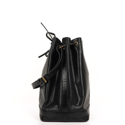 Louis Vuitton Noe Grande GM Schwarze EPI Leder Schultertasche Gut