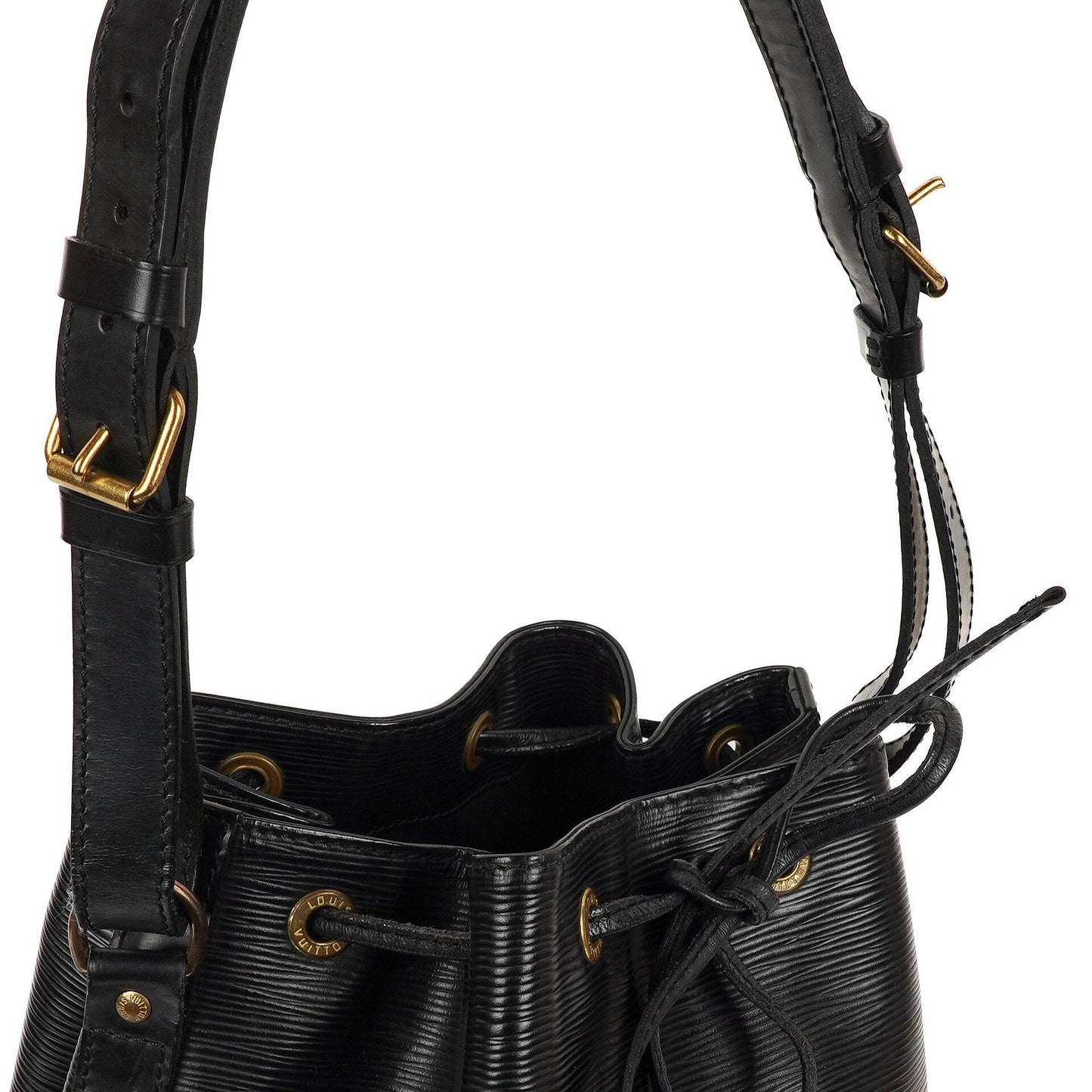 Louis Vuitton Noe Grande GM Schwarze EPI Leder Schultertasche Gut