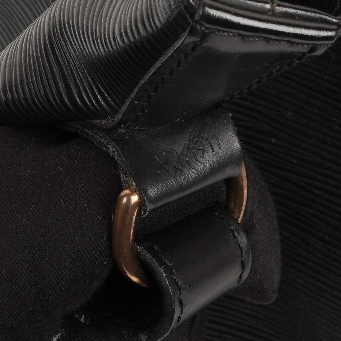Louis Vuitton Noe Grande GM Schwarze EPI Leder Schultertasche Gut