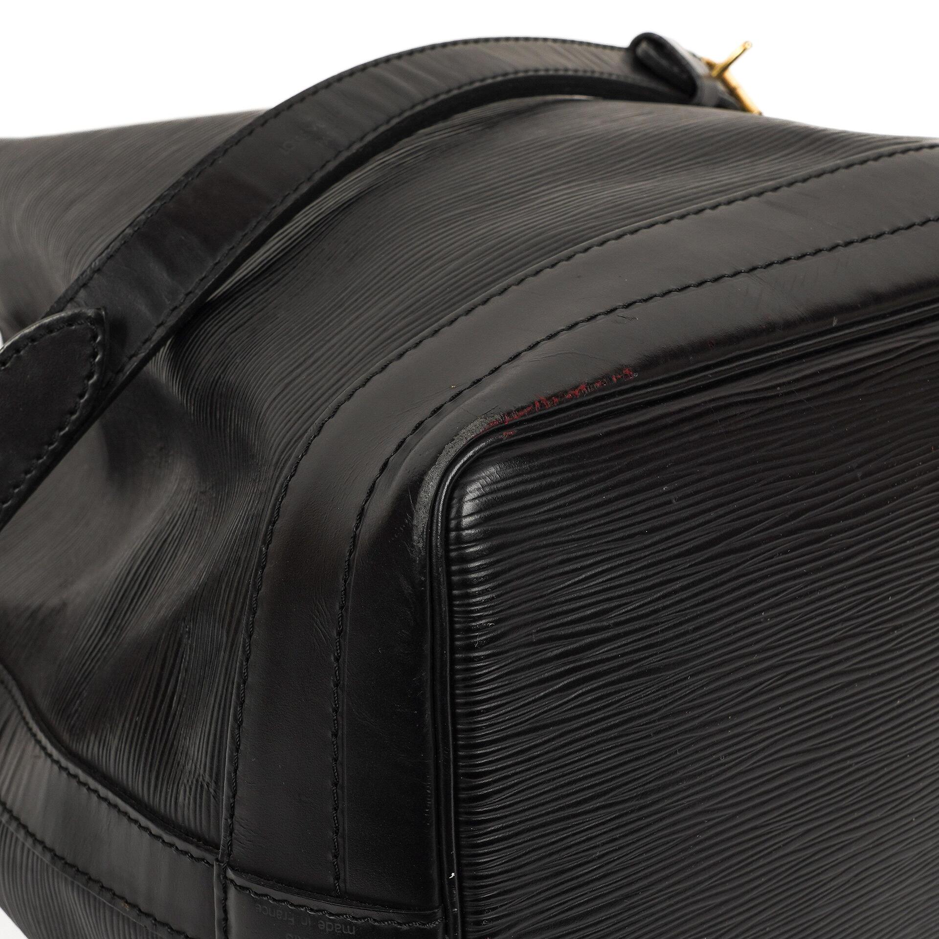 Louis Vuitton Noe Grande GM Schwarze EPI Leder Schultertasche Gut